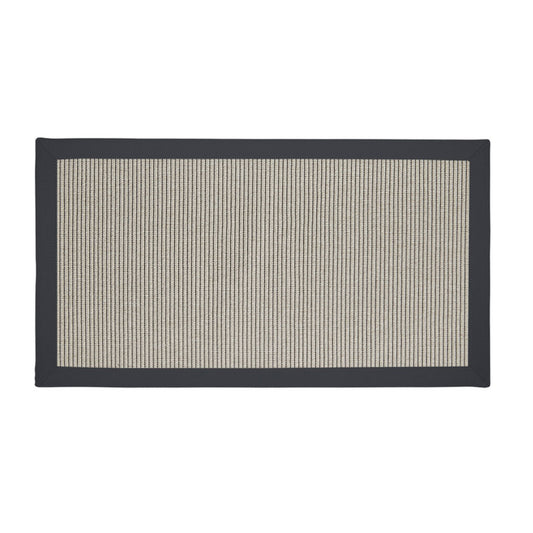 Hampton Rug with Charcoal Binding 90cm x 60cm (RMR)